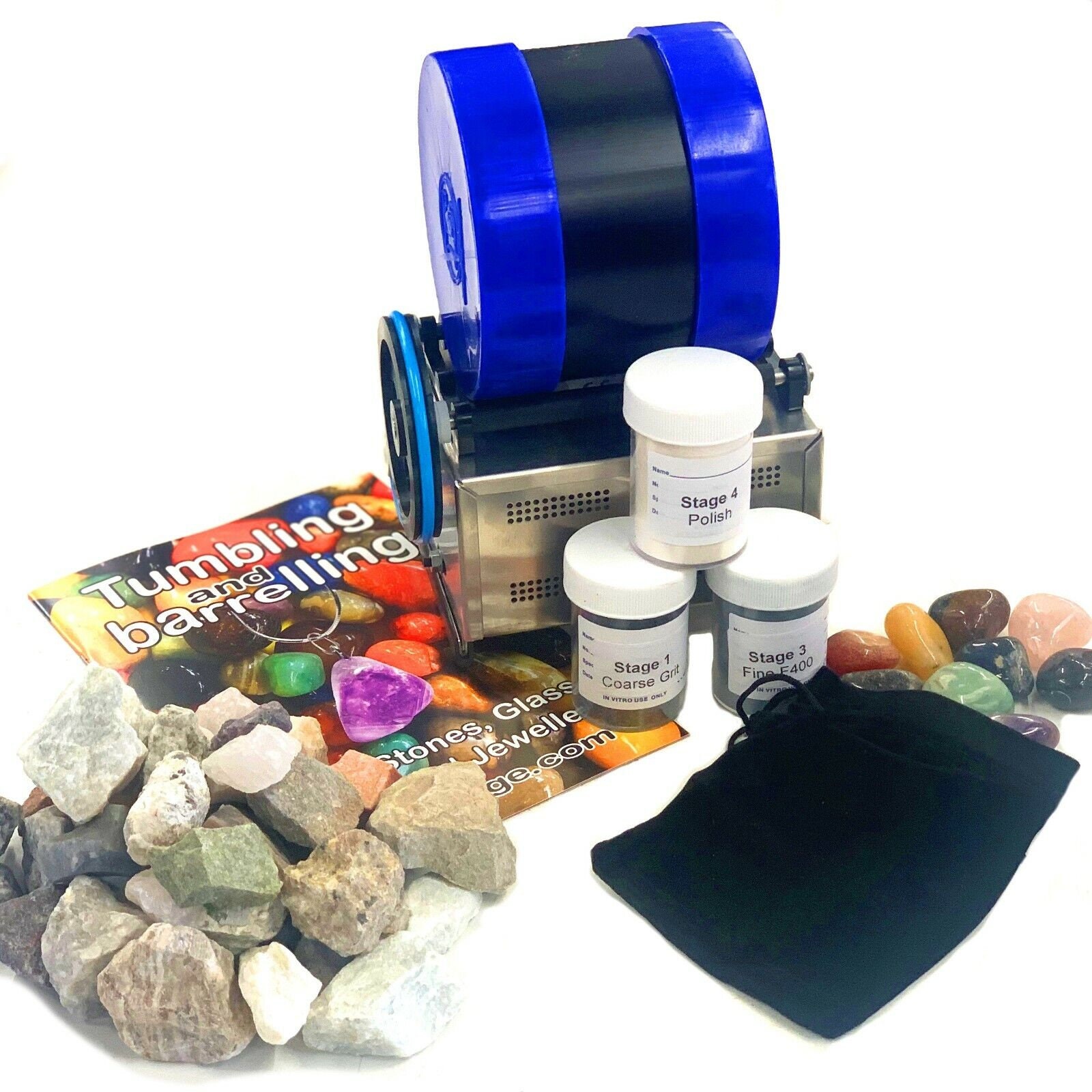 Children's beach rock tumbler / stone / glass polisher starter kit –  RockTumble